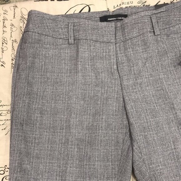 Amanda & Chelsea Straight Leg Grid Print Pants - Picture 3 of 6